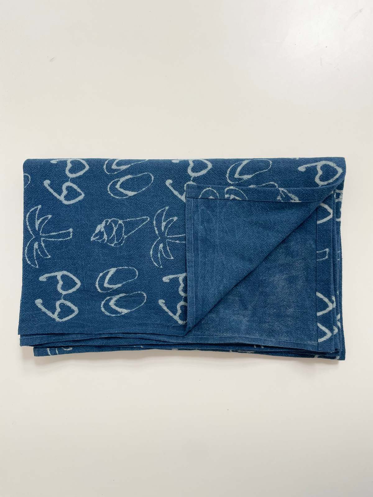 Happy French Gang California Throw - Indigo - Image 3 of 4