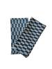 Happy French Gang Indigo Petit Rectangle Napkins - Set of 2 - Thumbnail 2
