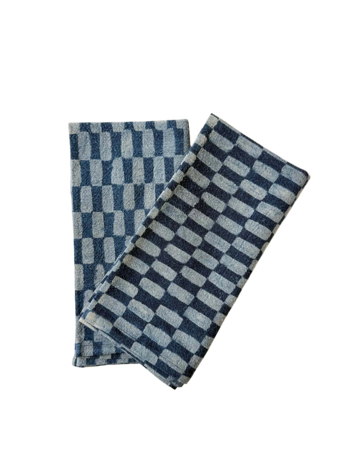 Happy French Gang Indigo Petit Rectangle Napkins - Set of 2 - Image 2 of 2