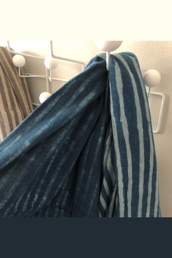Happy French Gang Indigo Stripe Throw - Indigo Stripe