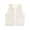 The Celect Fuzzy Vest - Cream - Thumbnail 1