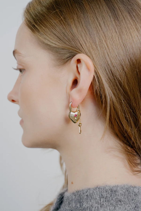 Kara Yoo Loula Hoops Earrings