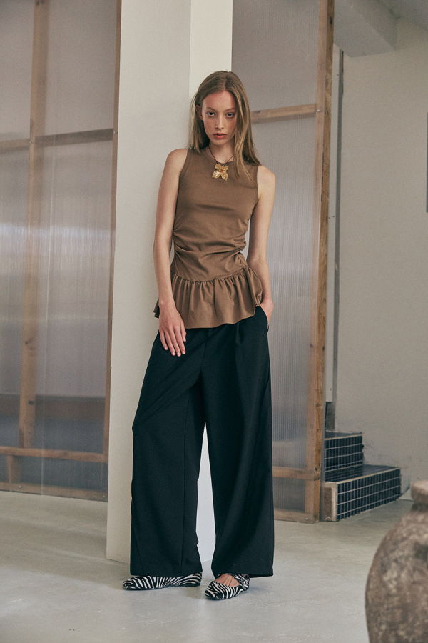 Muse the Label Drift Top - Brown