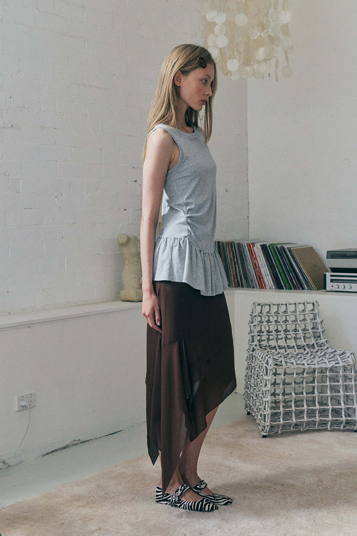 Muse the Label Drift Top - Gray - Image 3 of 6