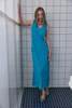 Muse the Label Halo Dress - Turquoise - Thumbnail 1