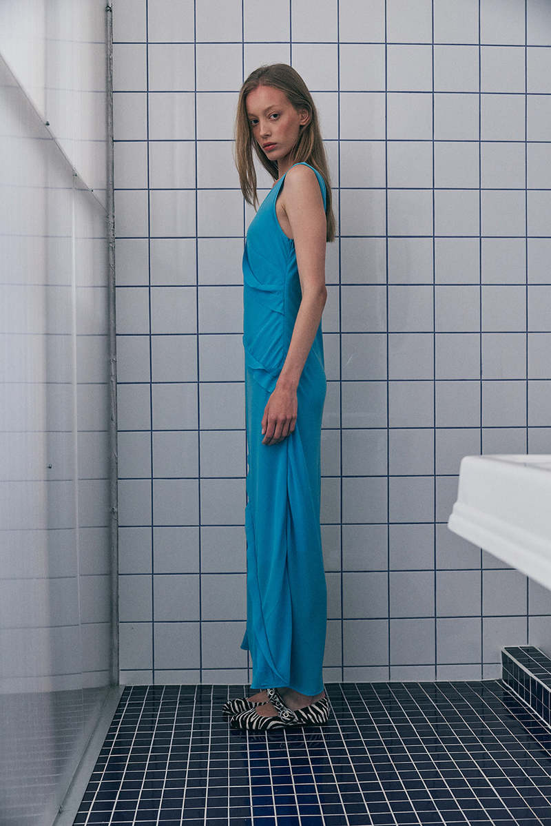 Muse the Label Halo Dress - Turquoise