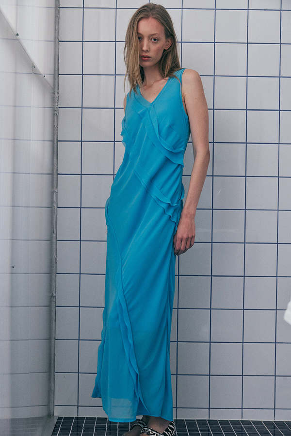 Muse the Label Halo Dress - Turquoise