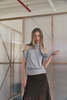 Muse the Label Ivo Top - Gray - Thumbnail 1