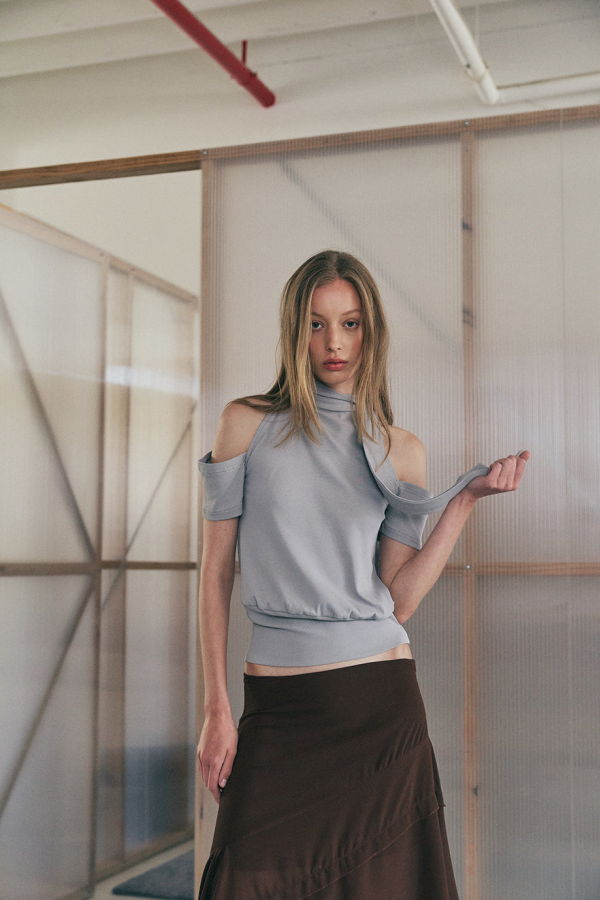 Muse the Label Ivo Top - Gray
