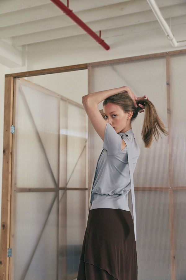 Muse the Label Ivo Top - Gray