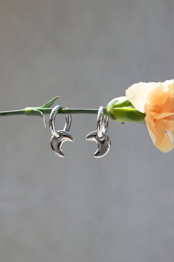 Peter and June Luna Hoops Earrings