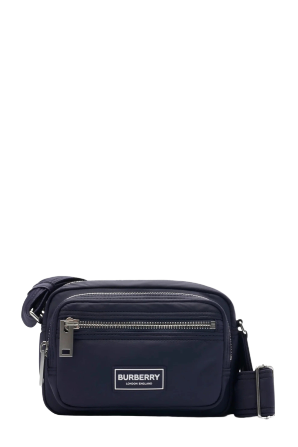 Burberry Warner Nylon Cosmetic Bag - Navy