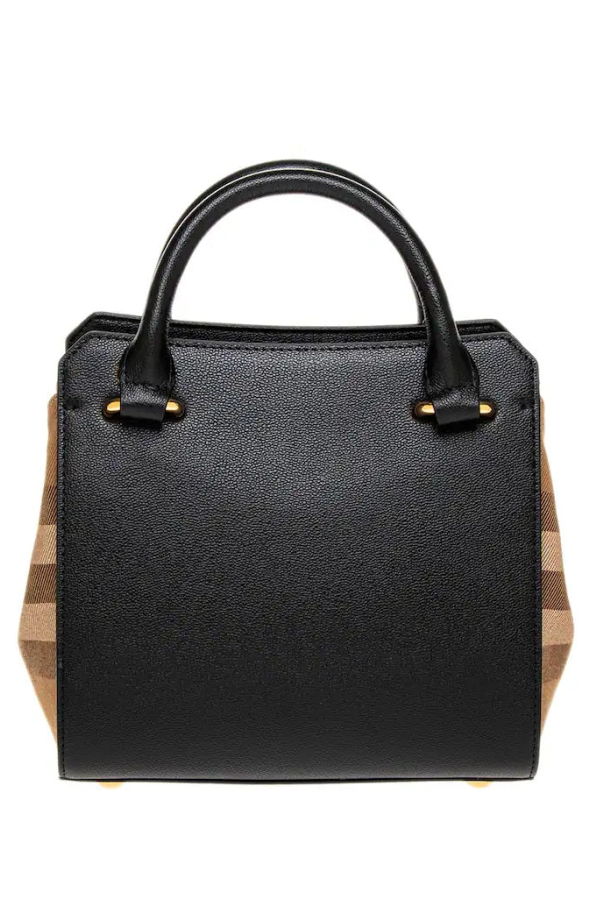 Burberry Banwell Mini Leather Tote - Black