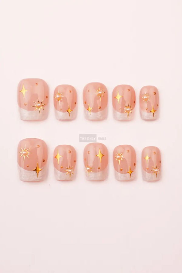 The Only Nails Celestial Short Square Press-On Nails