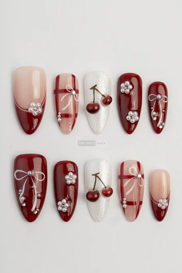 The Only Nails Cherry Basket Press-On Nails