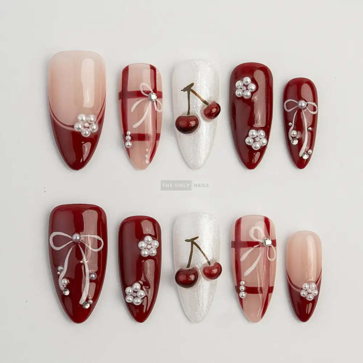 The Only Nails Cherry Basket Press-On Nails - Image 2 of 8