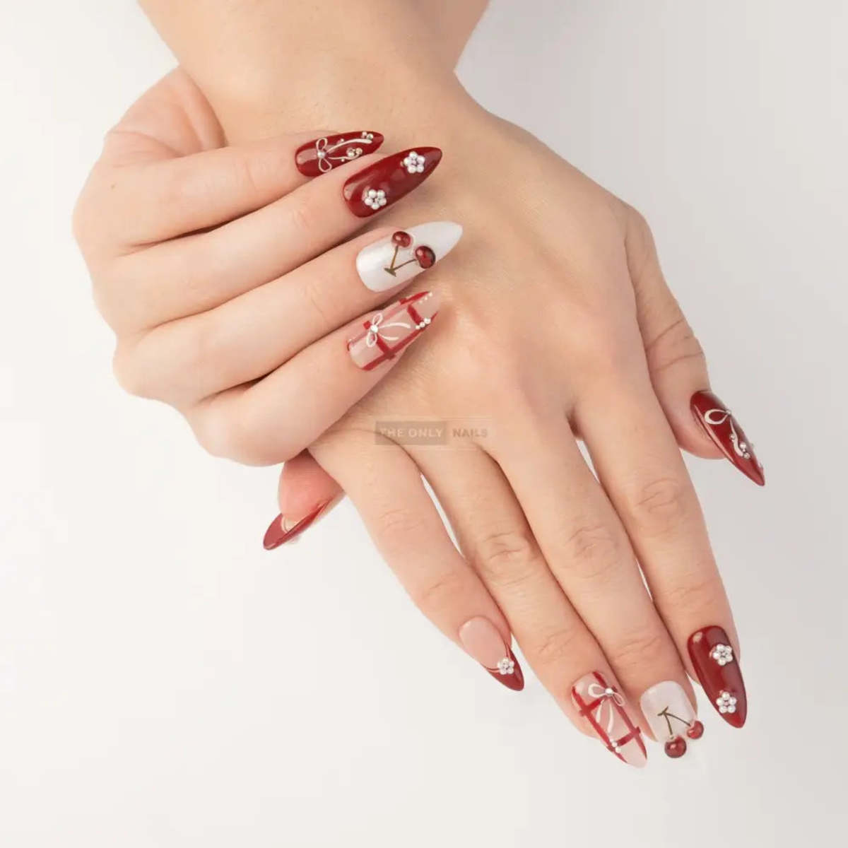 The Only Nails Cherry Basket Press-On Nails - Image 5 of 8