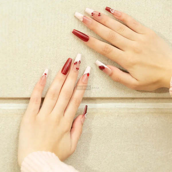 The Only Nails Cherry Kissed Press-On Nails