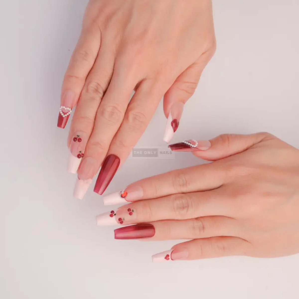The Only Nails Cherry Kissed Press-On Nails - Image 8 of 12