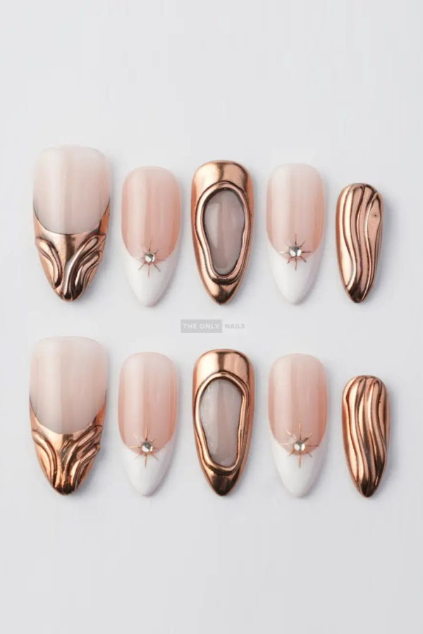 The Only Nails Espresso Press-On Nail Set