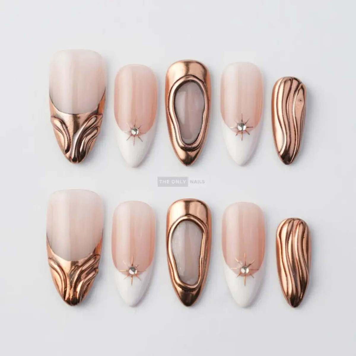 The Only Nails Espresso Press-On Nail Set - Image 2 of 10