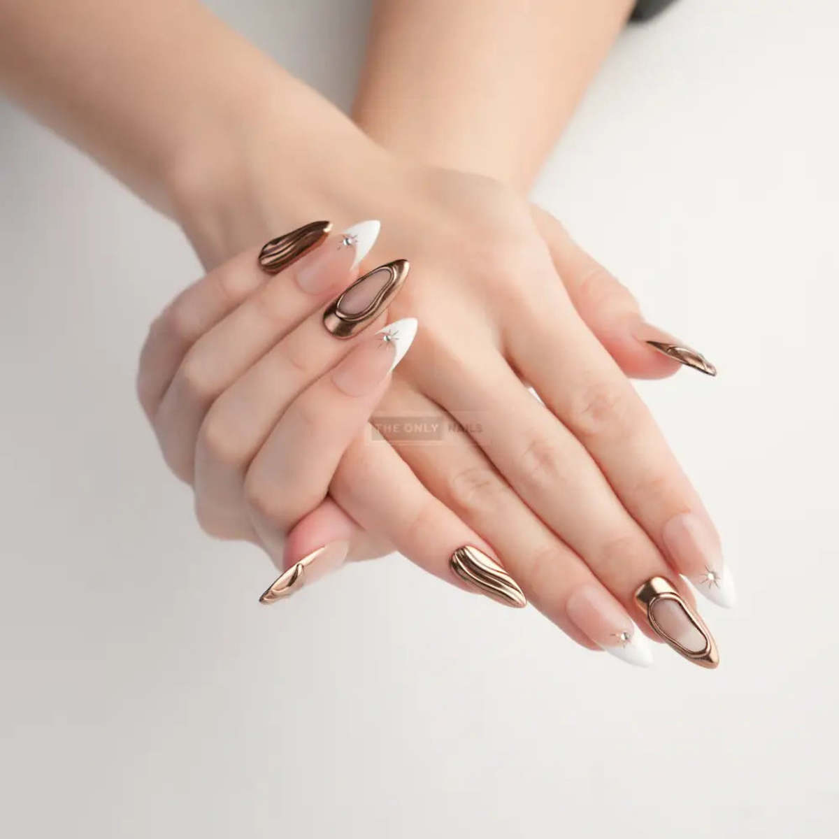 The Only Nails Espresso Press-On Nail Set - Image 4 of 10