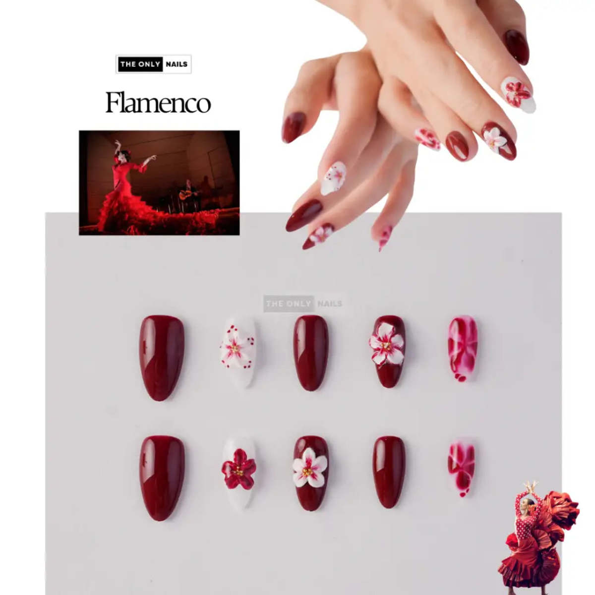The Only Nails Flamenco Press-On Nails - Image 10 of 12