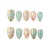The Only Nails Jade Bloom Short Almond Press-On Nails - Thumbnail 1