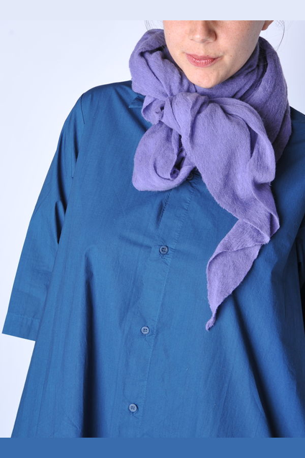 Botto Giuseppe Lilac Diamond Classic Knit Cashmere Scarf