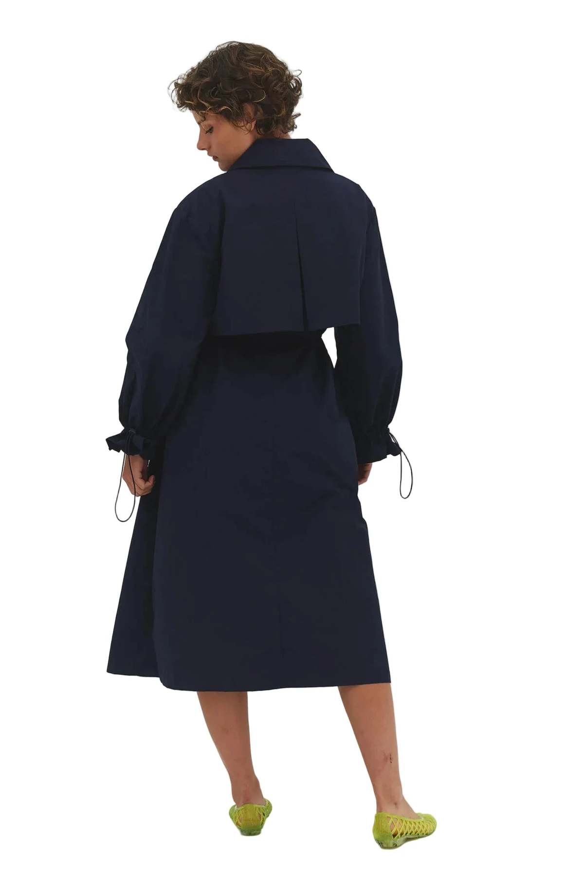 Find Me Now Dabni Trench Coat - Navy - Image 2 of 8