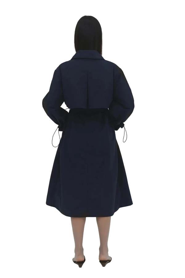 Find Me Now Dabni Trench Coat - Navy