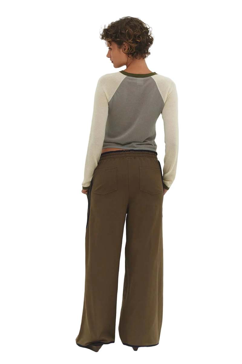 Find Me Now Mirinae Raglan Top - Matcha Mel