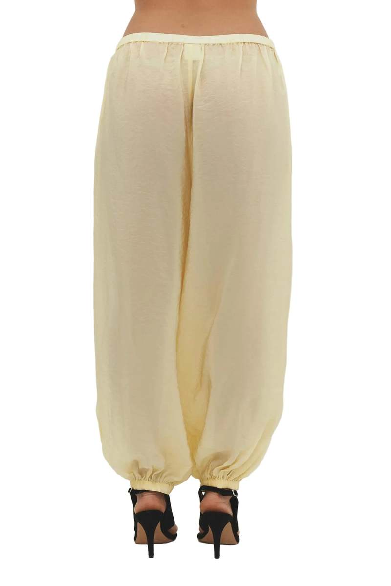 Find Me Now Zora Voile Balloon Pant - Butter