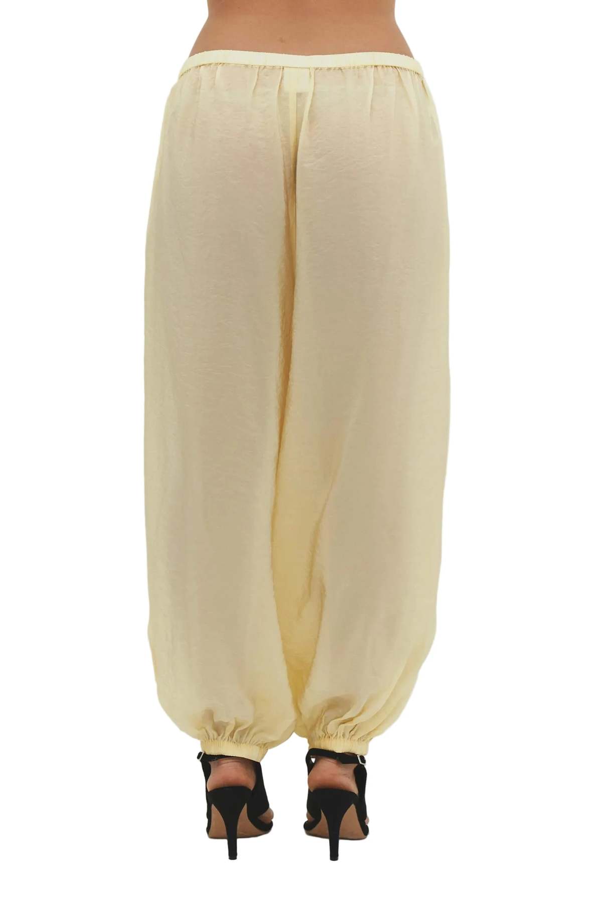 Find Me Now Zora Voile Balloon Pant - Butter - Image 6 of 7