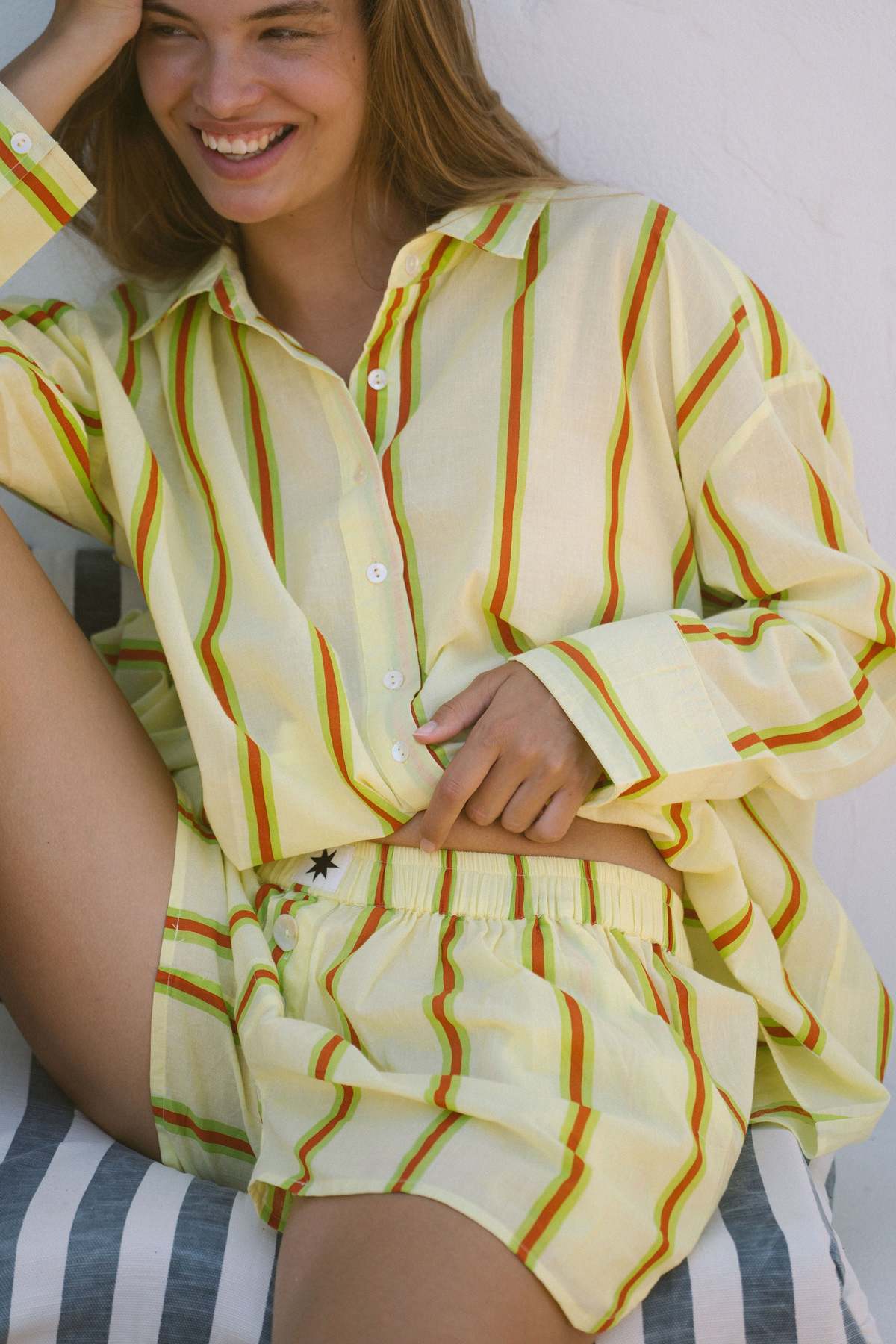 Ciao Ciao Vacation Sandy Stripe Boxer Shorts - Image 5 of 9