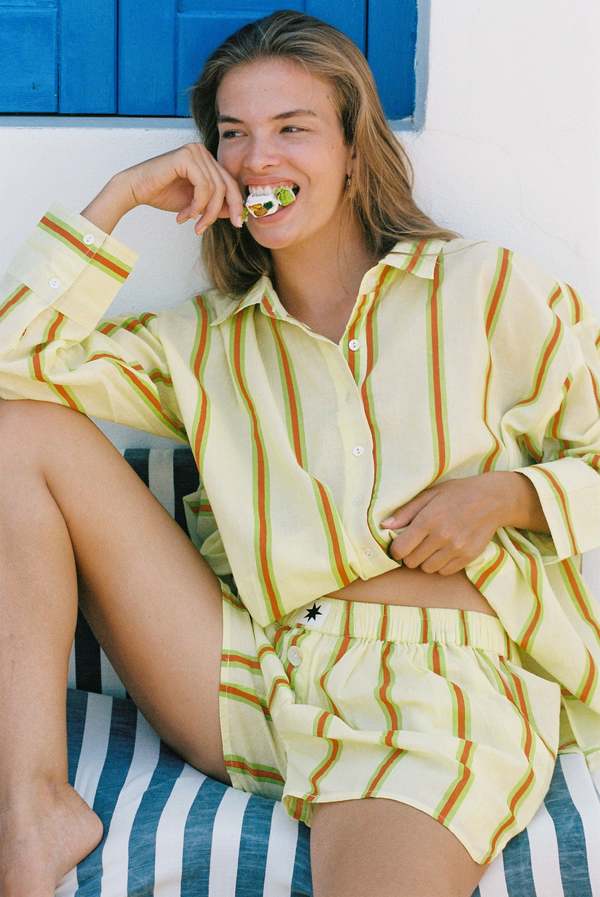 Ciao Ciao Vacation Sandy Stripe Boxer Shorts