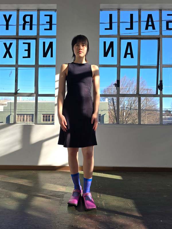 Vintage Armani Jeans Stretchy Ribbed Dress