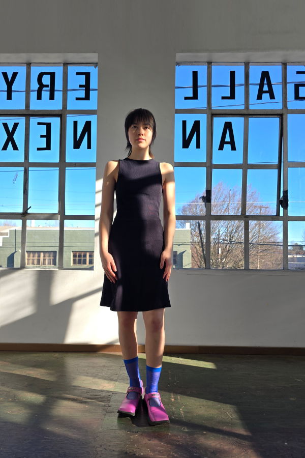 Vintage Armani Jeans Stretchy Ribbed Dress