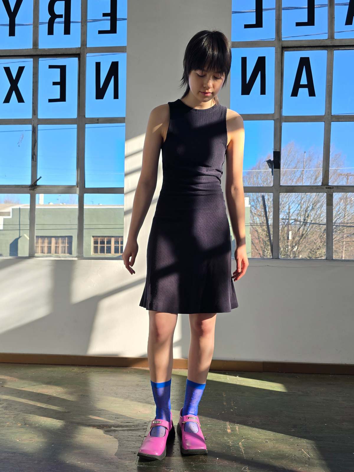 Vintage Armani Jeans Stretchy Ribbed Dress - Image 2 of 6