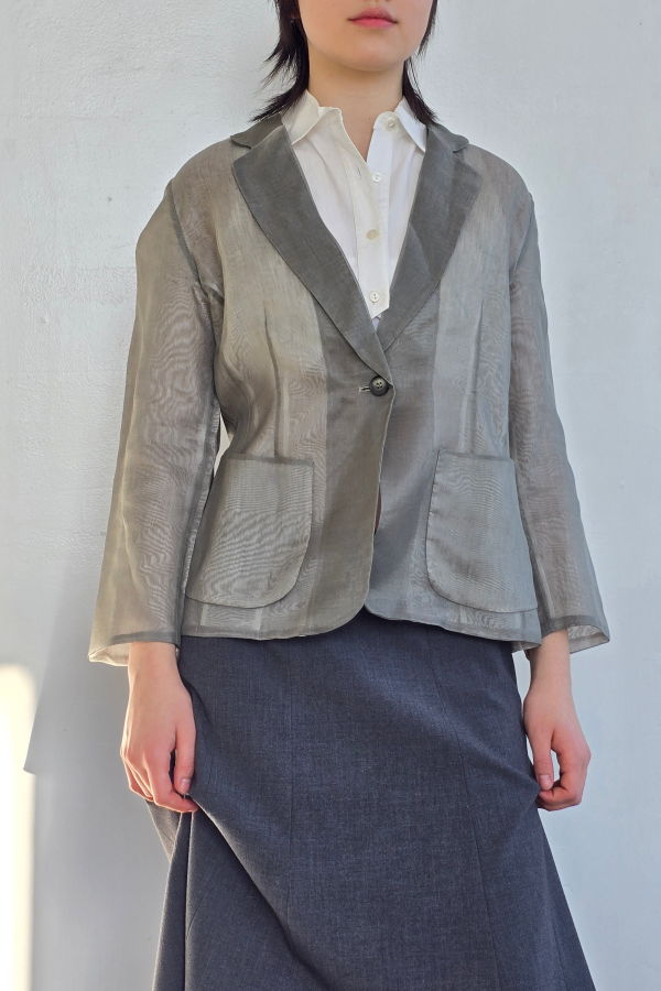Vintage Italian Silk Organza Jacket