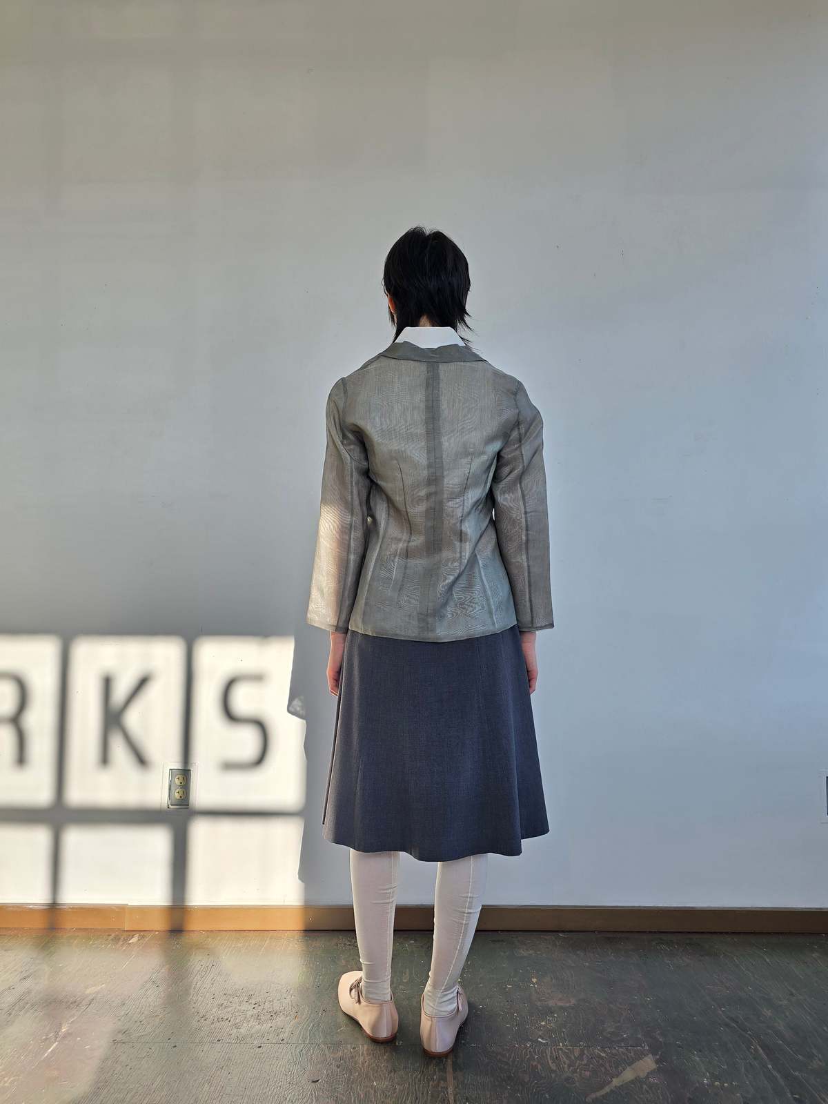 Vintage Italian Silk Organza Jacket - Image 3 of 5