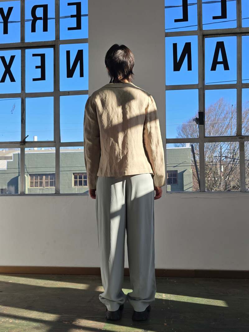 Vintage Lilith Oat Linen Jacket