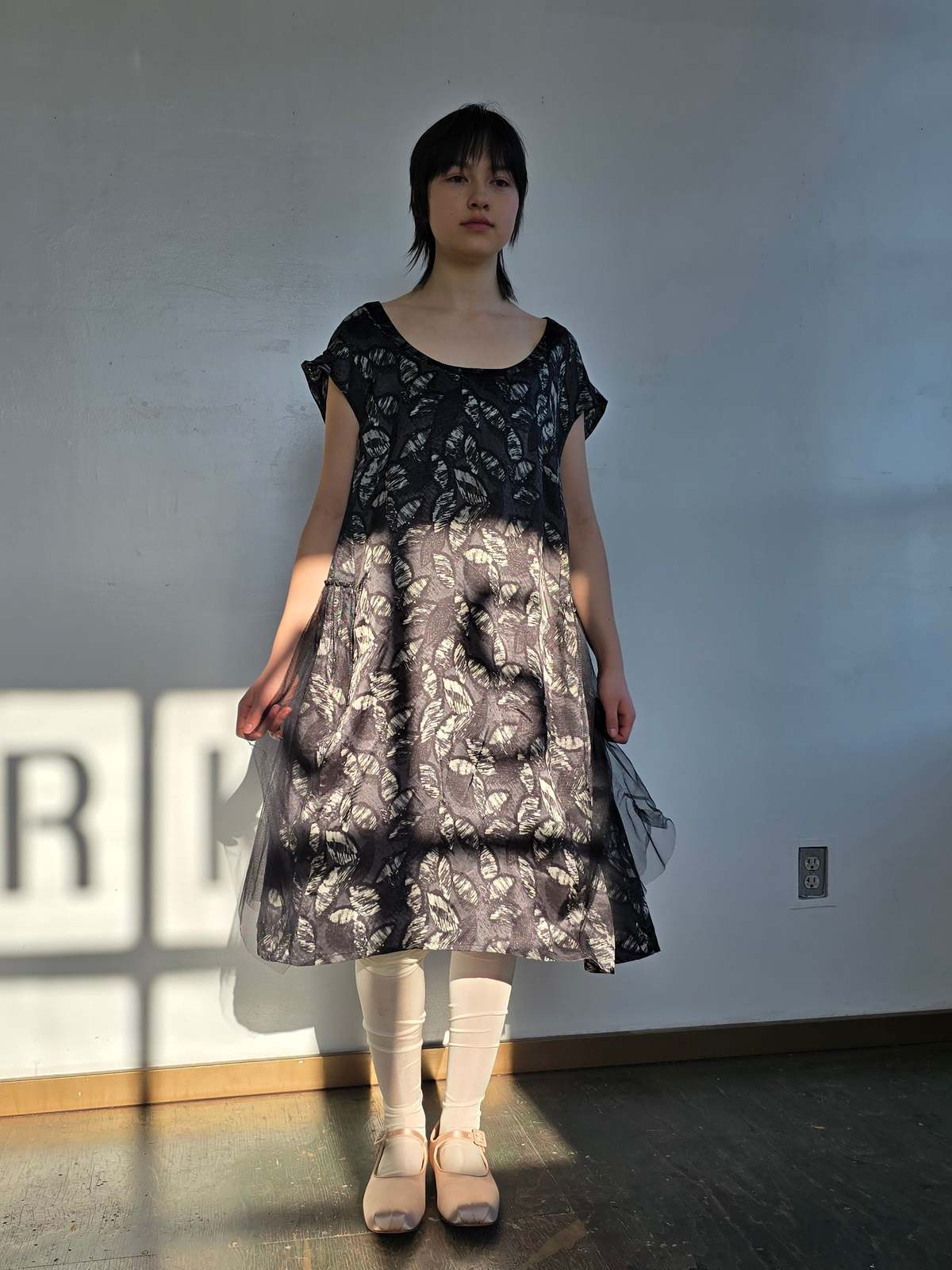 Vintage Lilith Tulle Trimmed Dress - Image 2 of 6