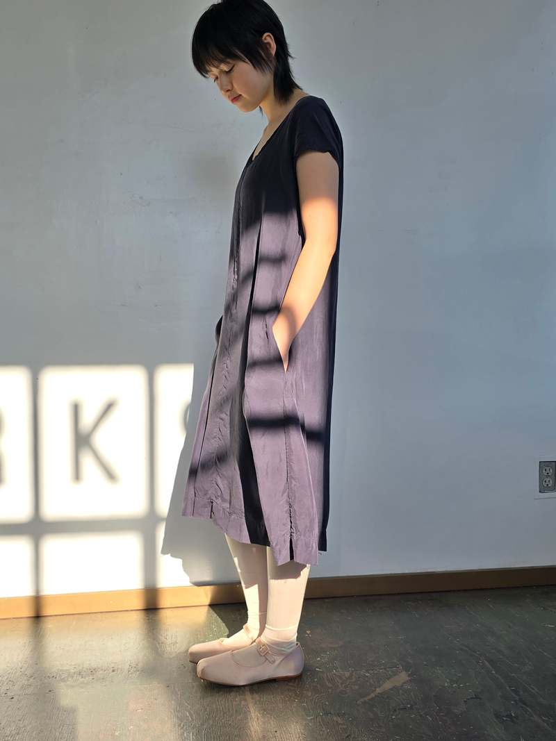 Vintage Luxe Black Silk Easy Dress