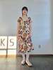 Vintage Marni Retro Print Silk Babydoll Dress - Thumbnail 1