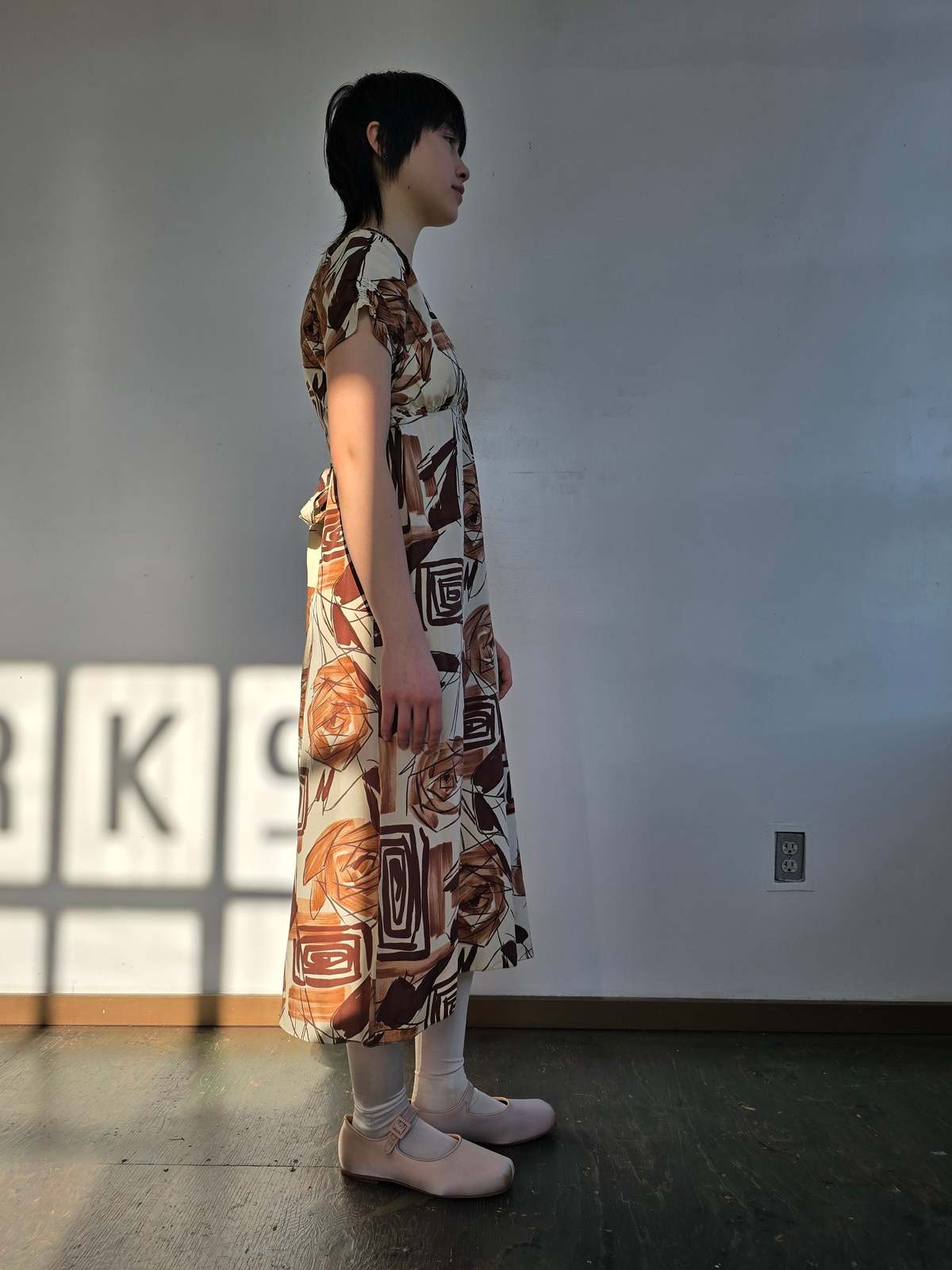 Vintage Marni Retro Print Silk Babydoll Dress - Image 2 of 6