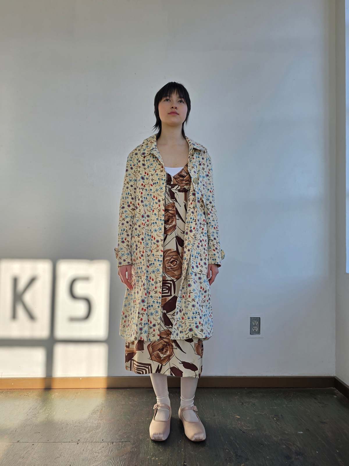 Vintage Marni Retro Print Silk Babydoll Dress - Image 6 of 6