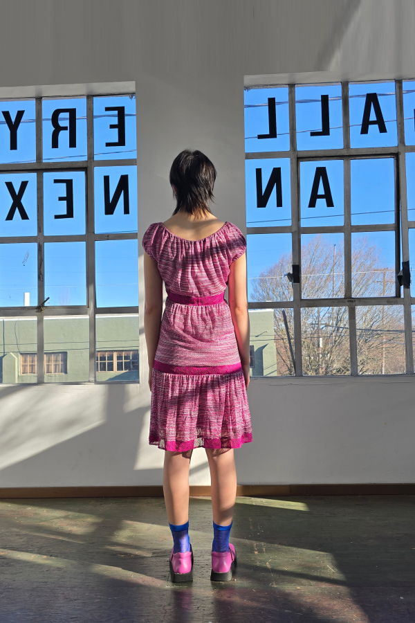 Vintage Missoni Pink Knit Dress