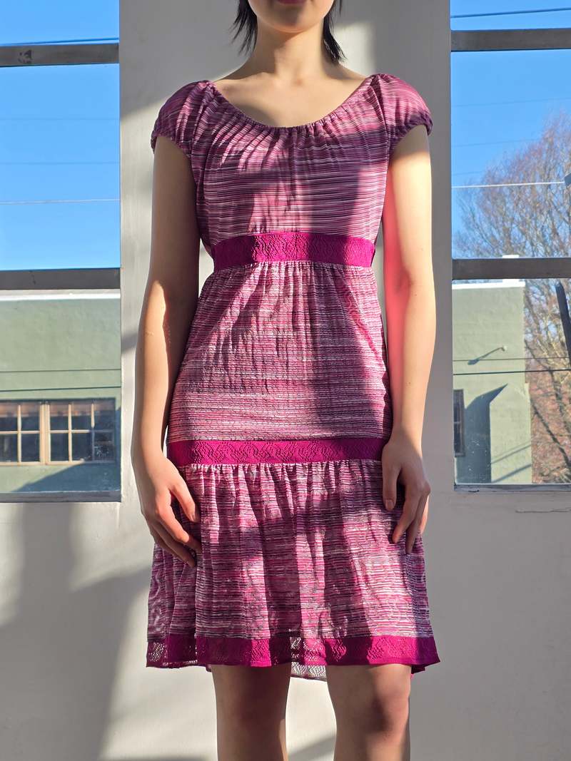 Vintage Missoni Pink Knit Dress