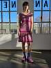 Vintage Missoni Pink Knit Dress - Thumbnail 5